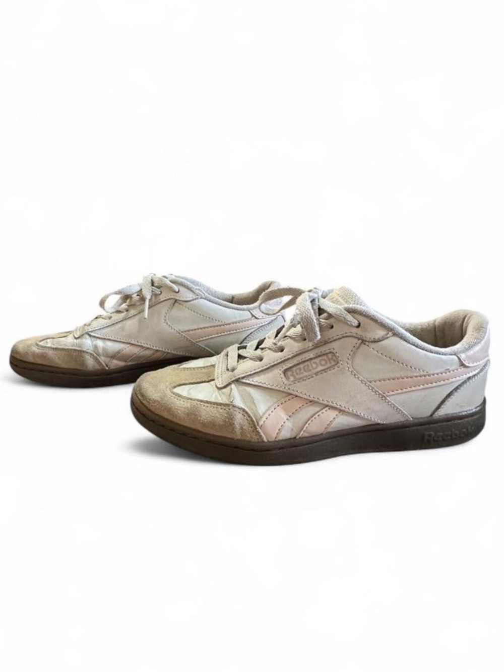 Reebok Club C '85 Cream, Pink, and brown Sneakers Size 8